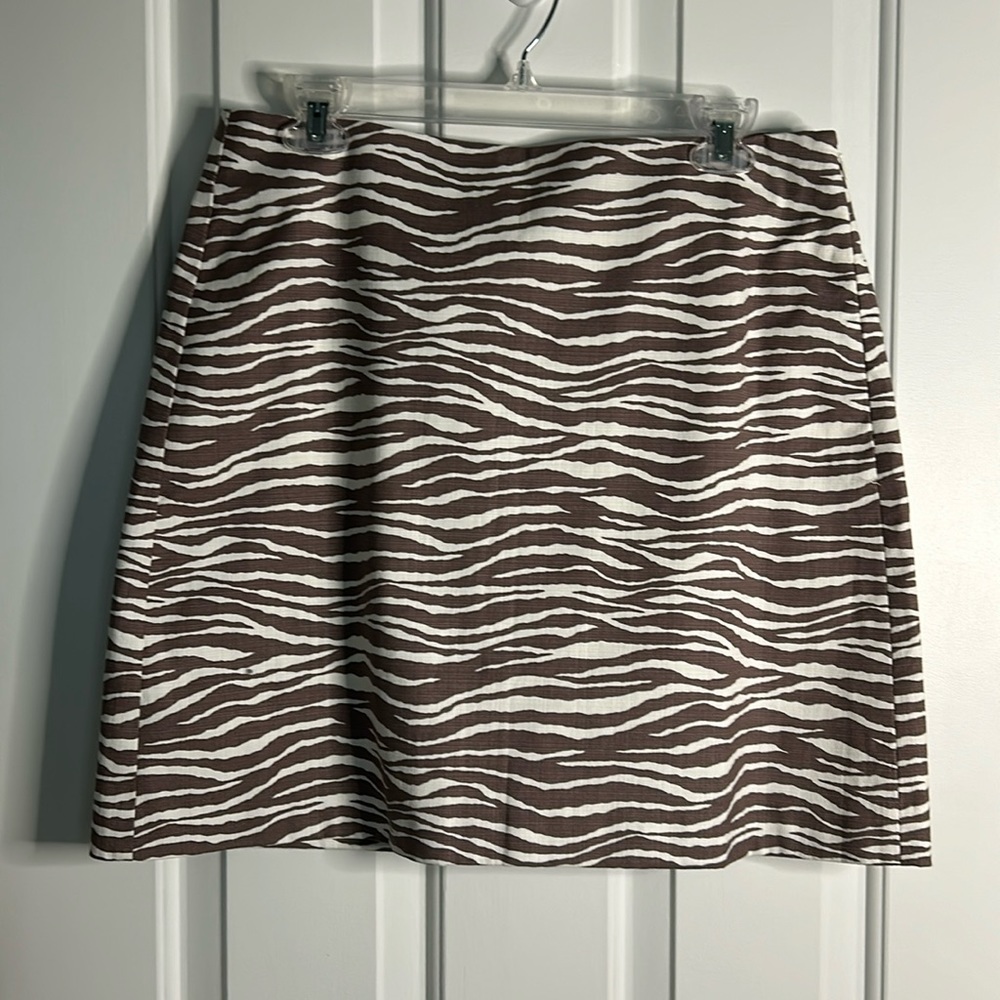 Loft striped short skirt